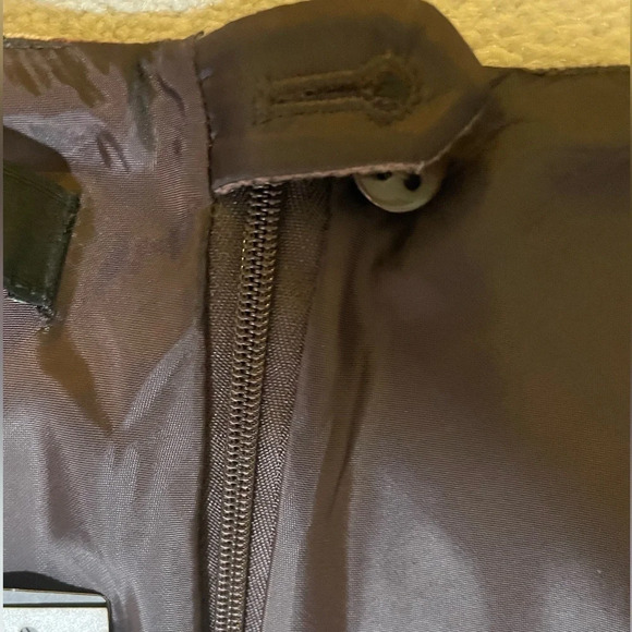 Talbots brown plaid skirt size sz 24 W - Picture 4 of 6